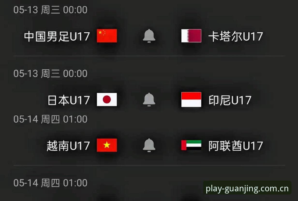 U17世界杯抽签结果解读指南：在冠竞体育平台追踪中国足球新星的成长之路
